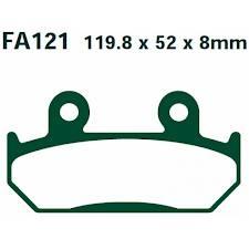 BRAKE PADS STD SEMI-METAL, KYOTO S1051 (FA121) thumbnail 2