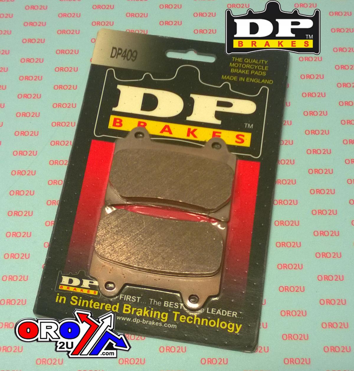 BRAKE PADS DP BRAKES HARD, DP409 BRAKES Premium Sintered, 39-123 thumbnail 2