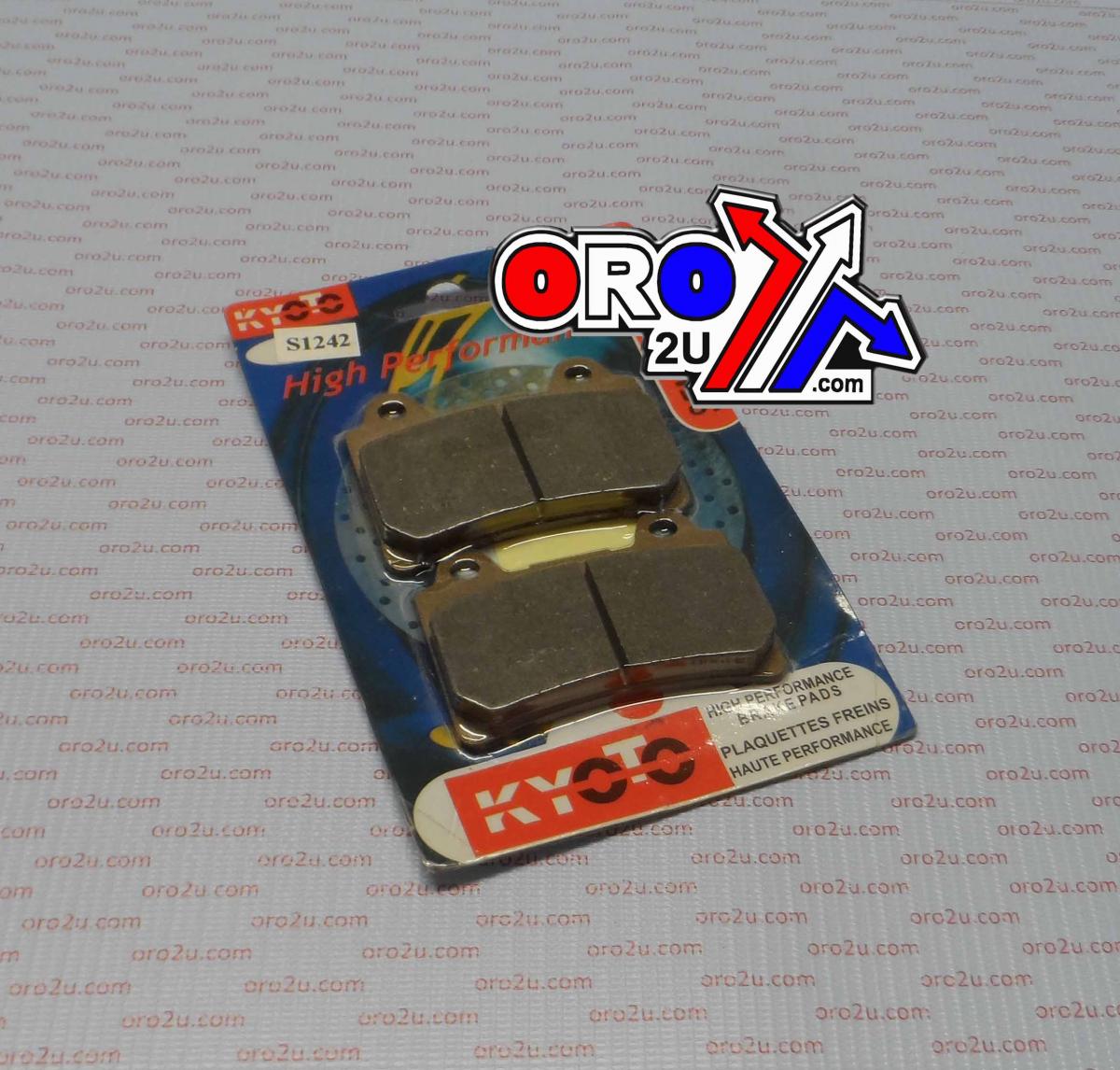 BRAKE PADS DISC SEMI-METAL, KYOTO S1242 (EBC FA123) image 1