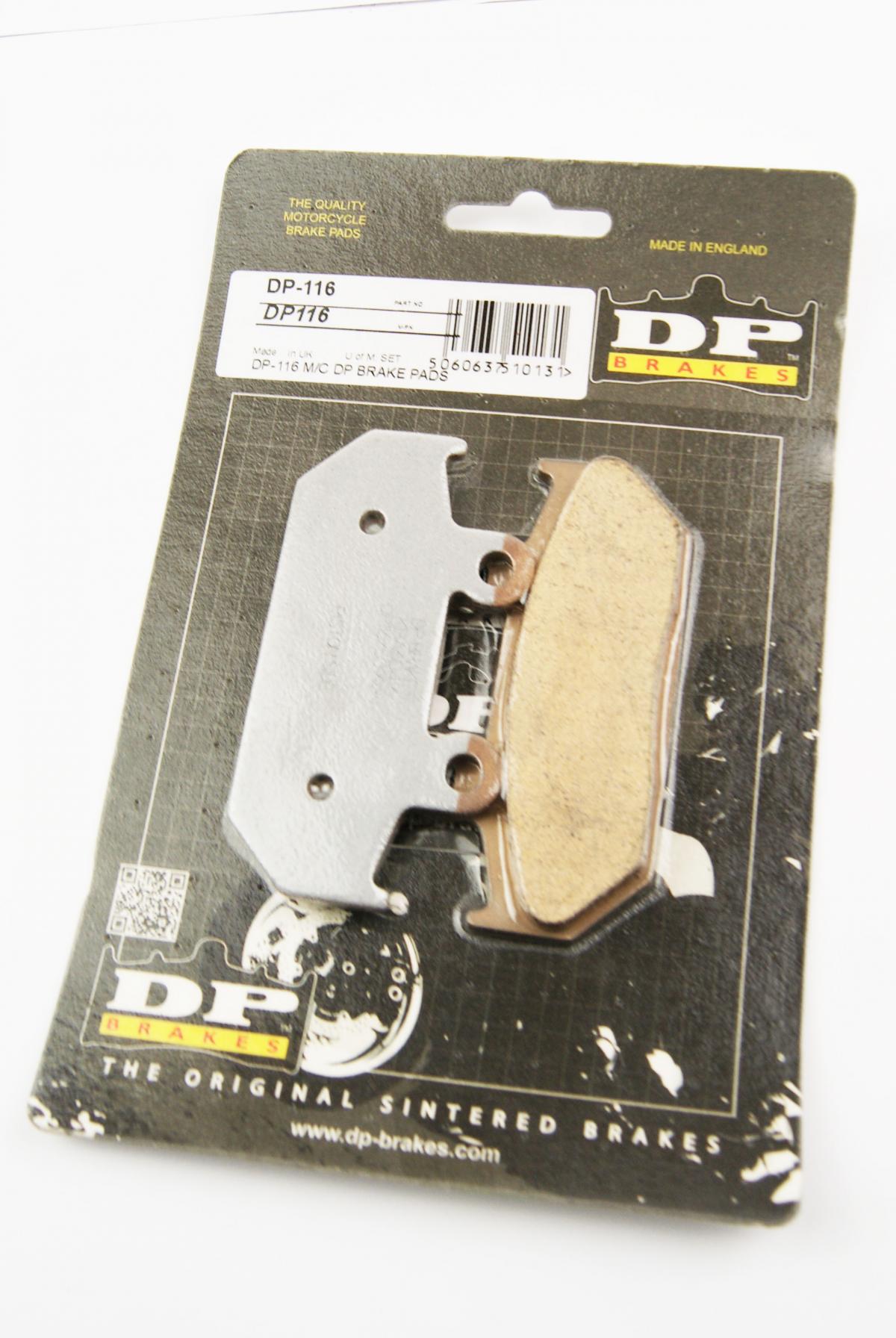BRAKE PADS SINTERED DP BRAKES, DP116Premium 41-116.H.DP, 39-124/2 image 1