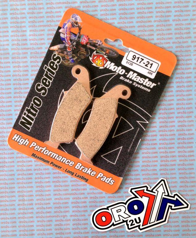 BRAKE PADS SINTERED NITRO, MOTO-MASTER 091721, 39-125 thumbnail 2