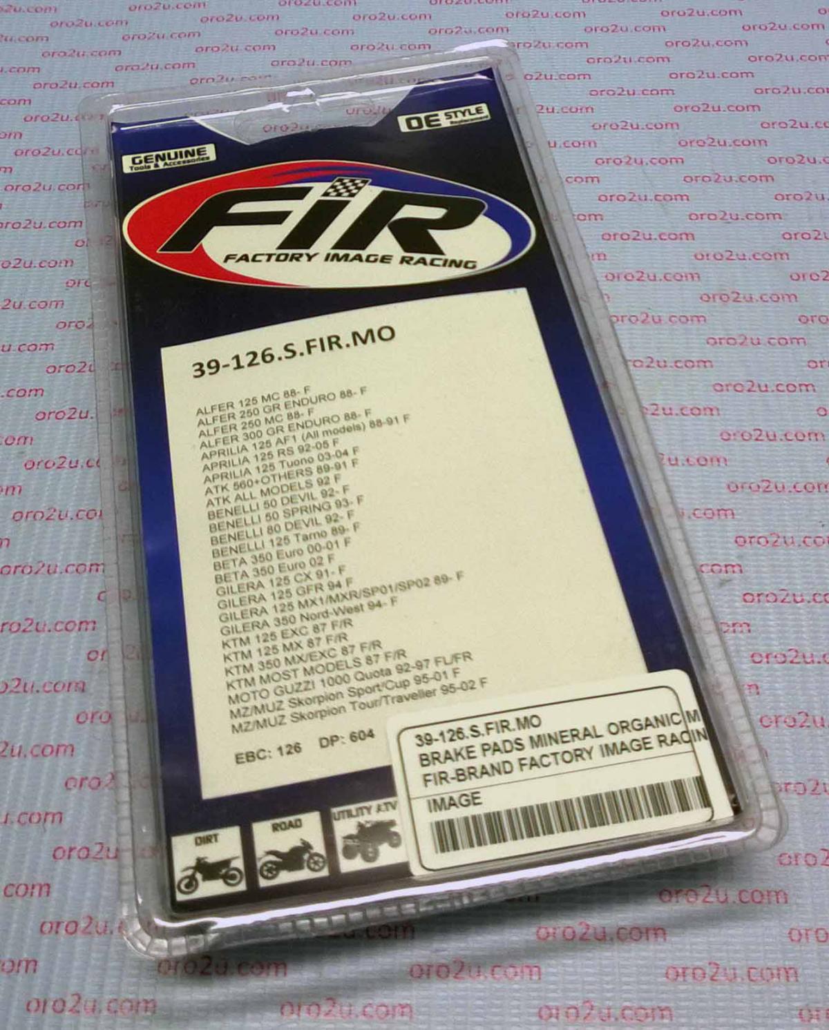 BRAKE PADS MINERAL ORGANIC M DB2150 BP015M01F thumbnail 4