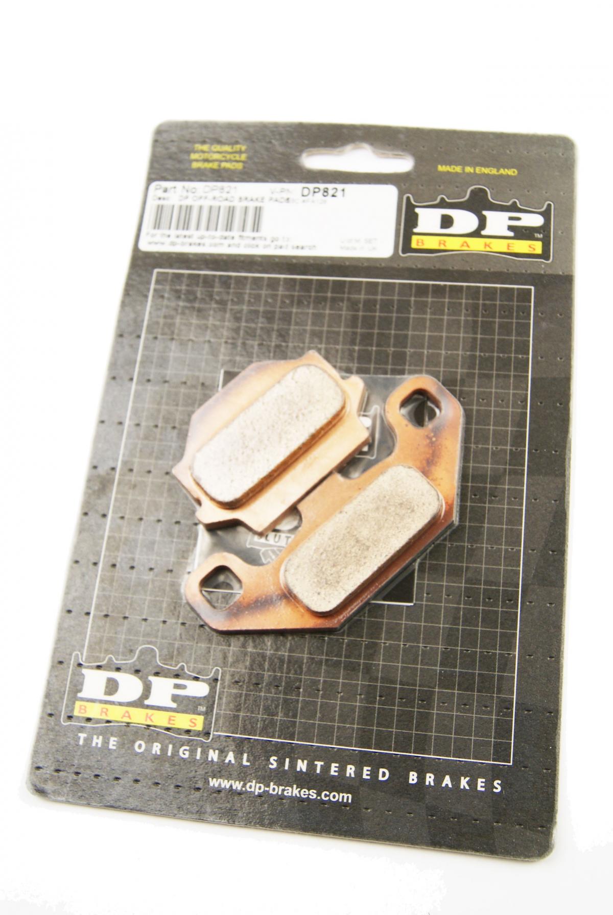 BRAKE PADS SINTERED DP BRAKES, DP821 Premium 41-821.H.DP, 39-128 image 1
