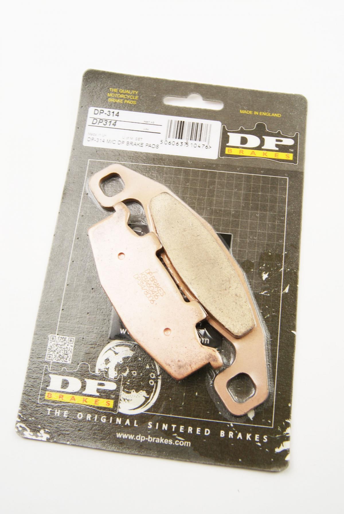 BRAKE PADS SINTERED DP BRAKES, DP314 Premium Sintered, 39-129 image 1