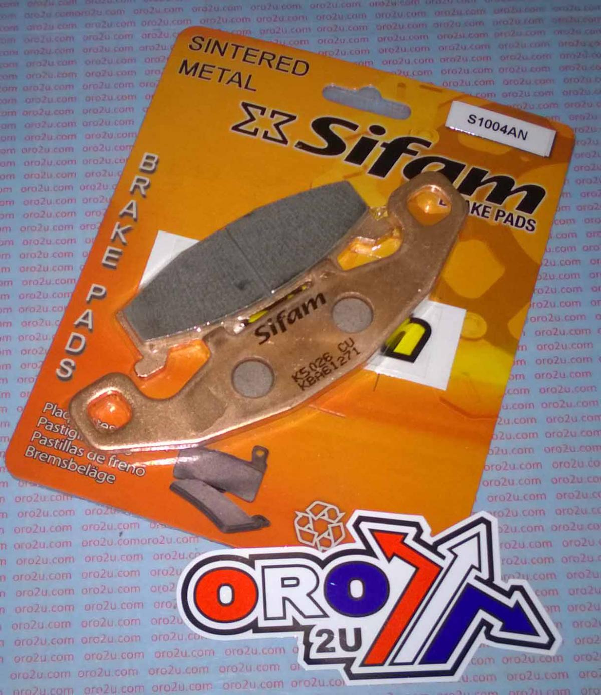 BRAKE PADS SINTERED METAL, SIFAM S1004AN image 1