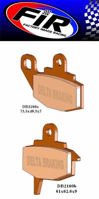 BRAKE PADS MINERAL ORGANIC M DB2160-M, BP016M01B thumbnail 2
