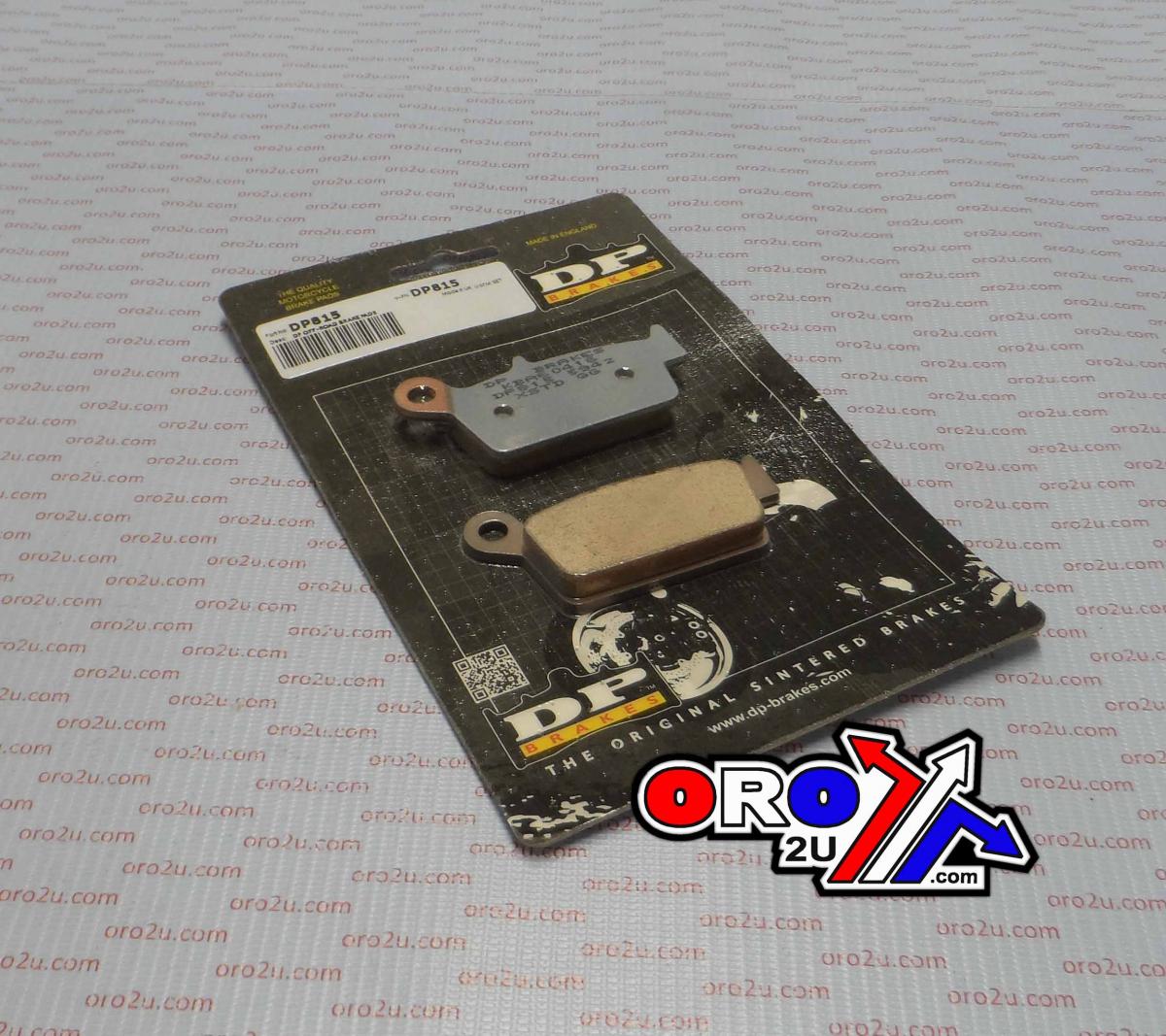 BRAKE PADS SINTERED DP BRAKES, DP815 Premium 41-815.H_DP, 39-131 thumbnail 2