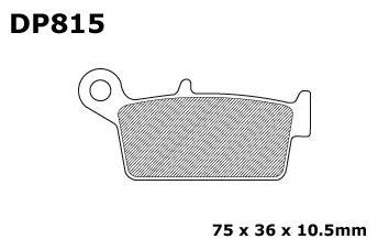BRAKE PADS SINTERED DP BRAKES, DP815 Premium 41-815.H_DP, 39-131 thumbnail 5