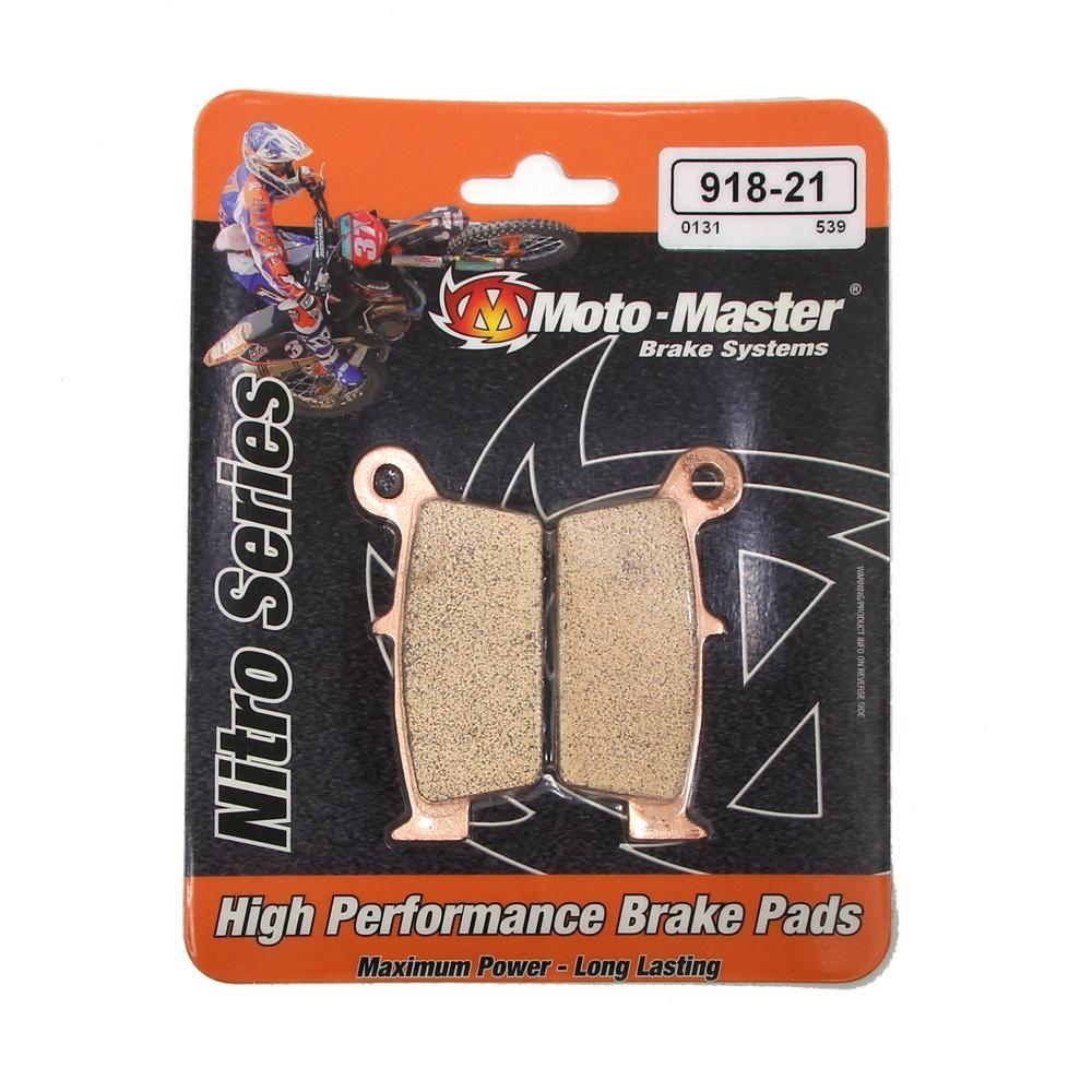BRAKE PADS SINTERED NITRO, MOTO-MASTER 091821, 39-131 image 1