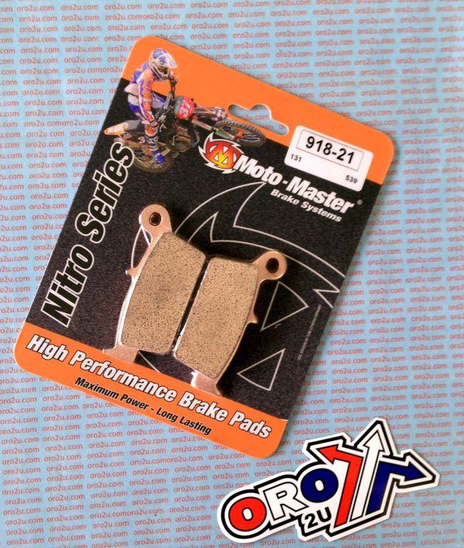 BRAKE PADS SINTERED NITRO, MOTO-MASTER 091821, 39-131 thumbnail 2