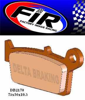 BRAKE PADS MINERAL ORGANIC M DB2170-M thumbnail 2