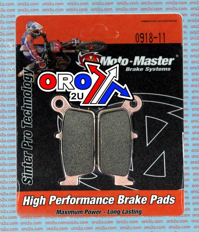 BRAKE PADS STD MOTO-MASTER, SEMI-METALLIC STD 091811 thumbnail 2