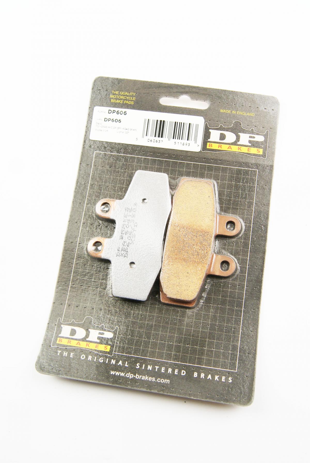 BRAKE PADS DP BRAKES HARD, DP606 Premium Sintered, 39-132 image 1