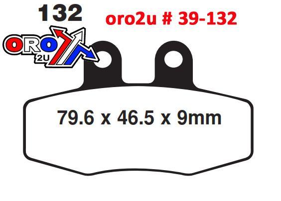 BRAKE PADS DP BRAKES HARD, DP606 Premium Sintered, 39-132 thumbnail 4