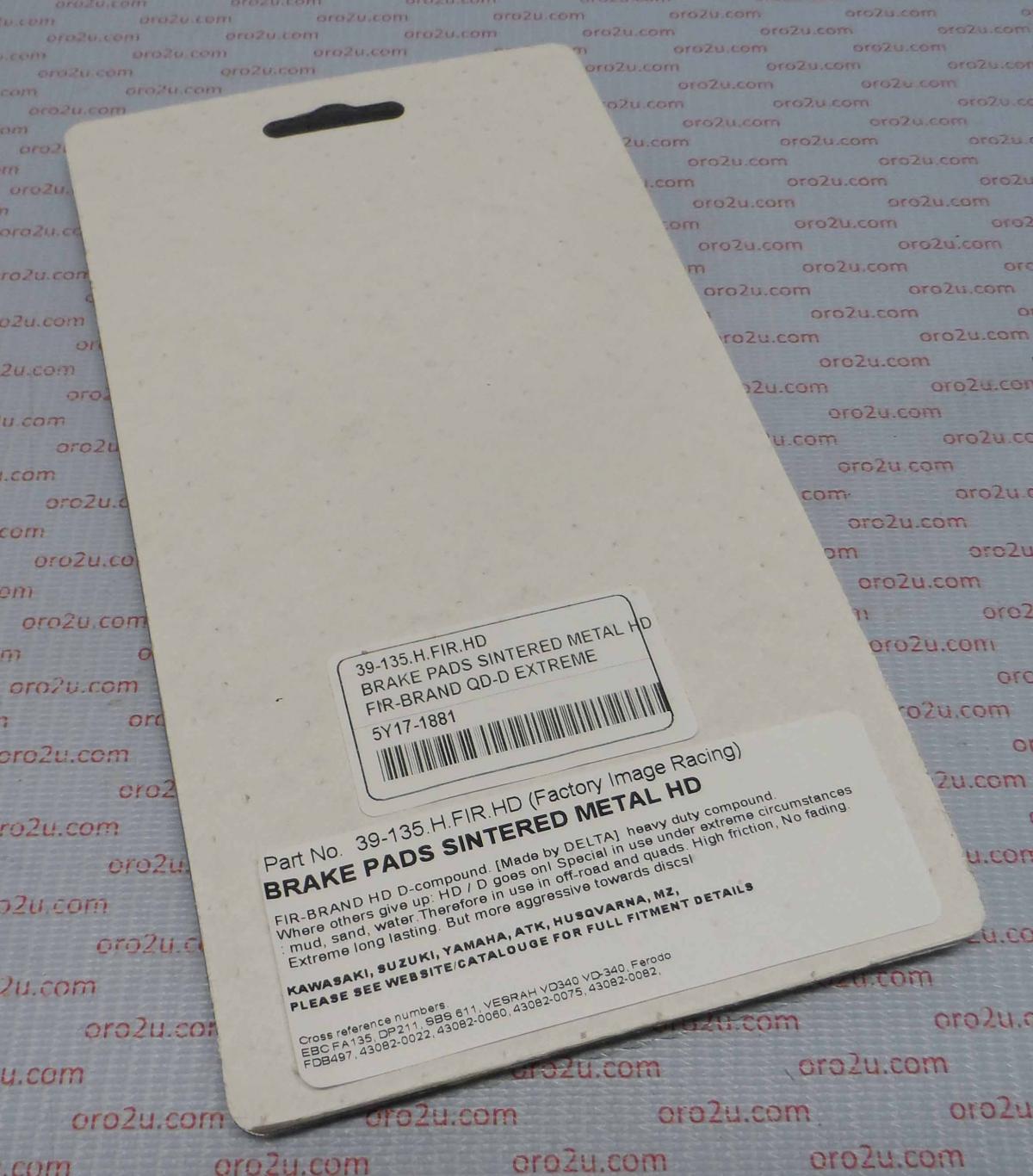 BRAKE PADS SINTERED METAL HD, QD-D EXTREME, DB2200 QD-D thumbnail 4