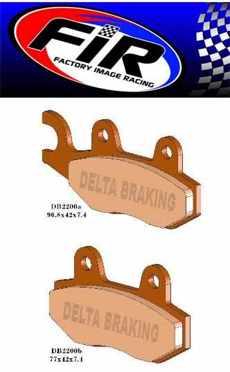 BRAKE PADS SINTERED METAL HF, CPRO HIGH FRICTION, DB2200-CPRO thumbnail 2