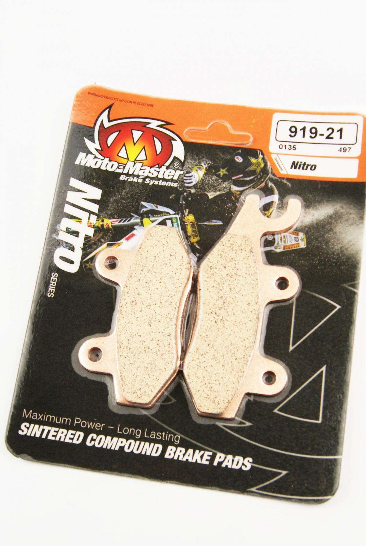 BRAKE PADS SINTERED NITRO, MOTO-MASTER 091921, 39-135 thumbnail 2