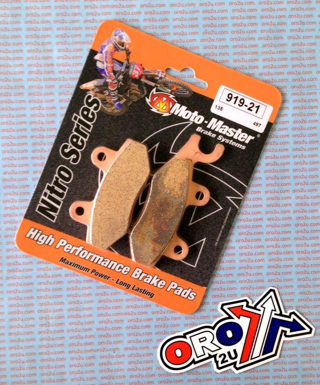 BRAKE PADS SINTERED NITRO, MOTO-MASTER 091921, 39-135 thumbnail 3