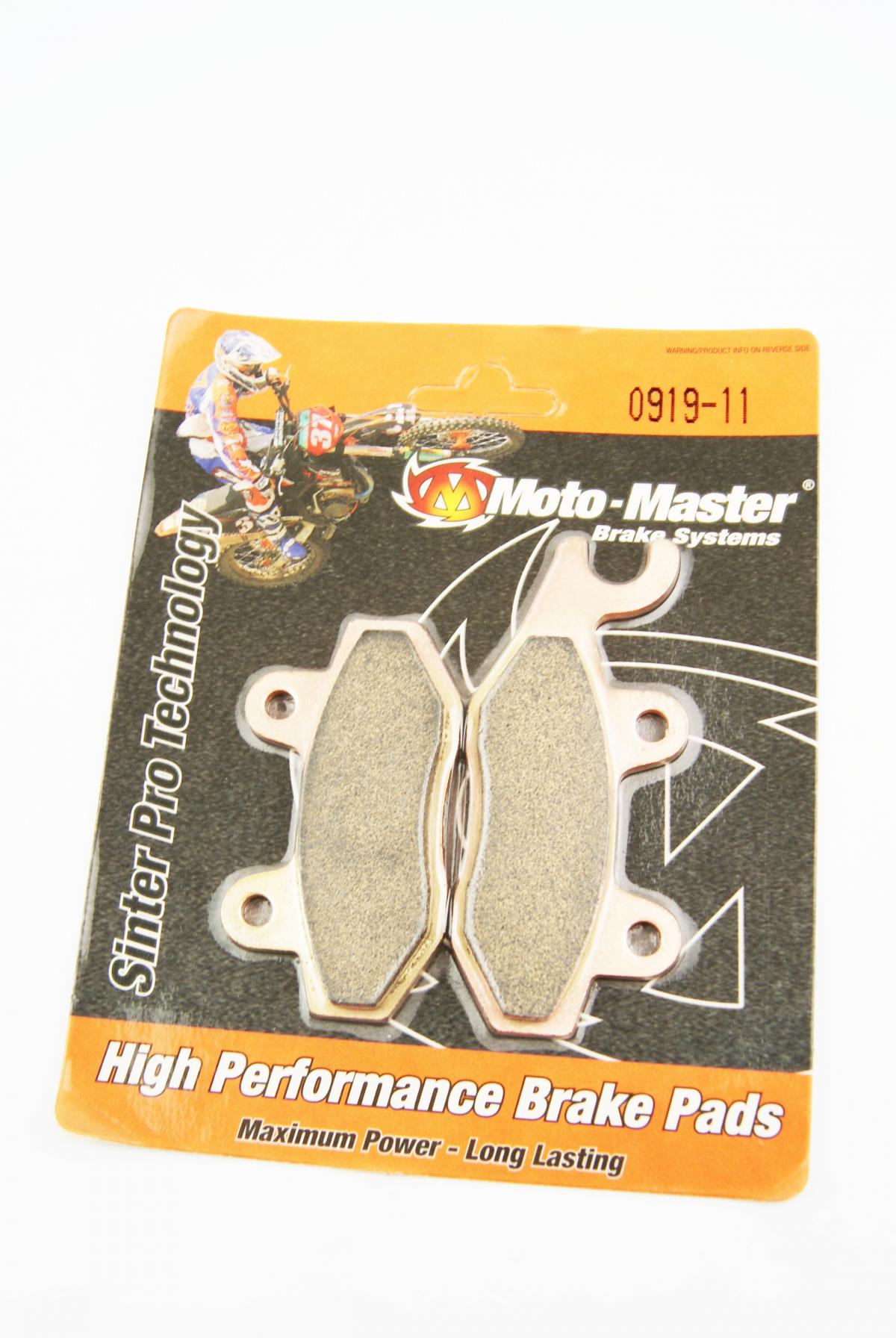 BRAKE PADS STD MOTO-MASTER, SEMI-METALLIC STD 091911 thumbnail 2