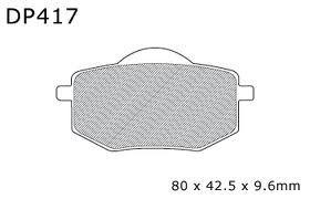 BRAKE PADS DP BRAKES HARD, DP417 BRAKES Premium Sintered, 39-136 thumbnail 3