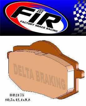 BRAKE PADS MINERAL ORGANIC M DB2175-M BP243M01F thumbnail 2