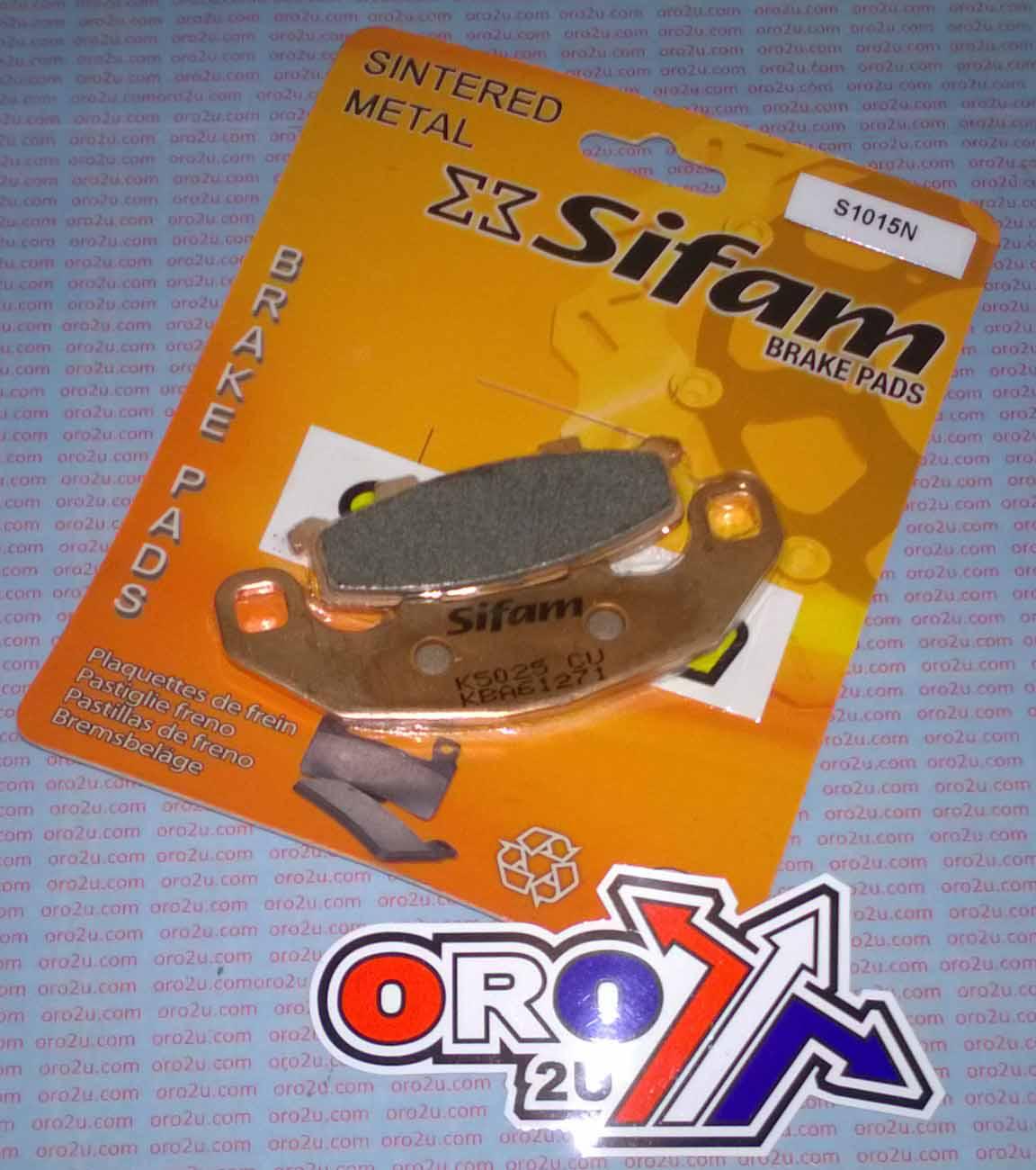 BRAKE PADS SINTERED METAL, SIFAM S1015N (FA141HH) image 1