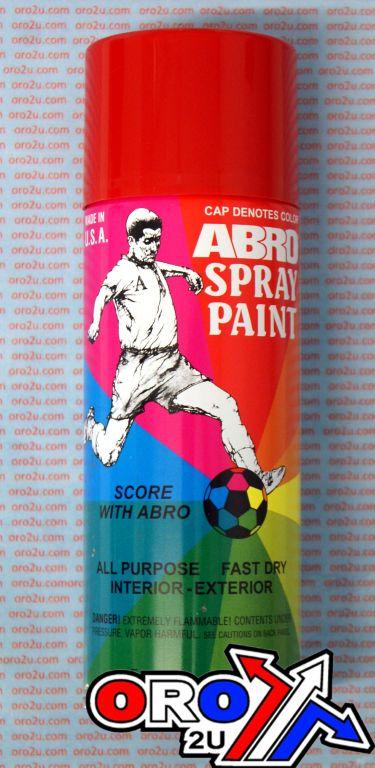 SPRAY PAINT FIRE RED ABRO 073 SP-073 thumbnail 2