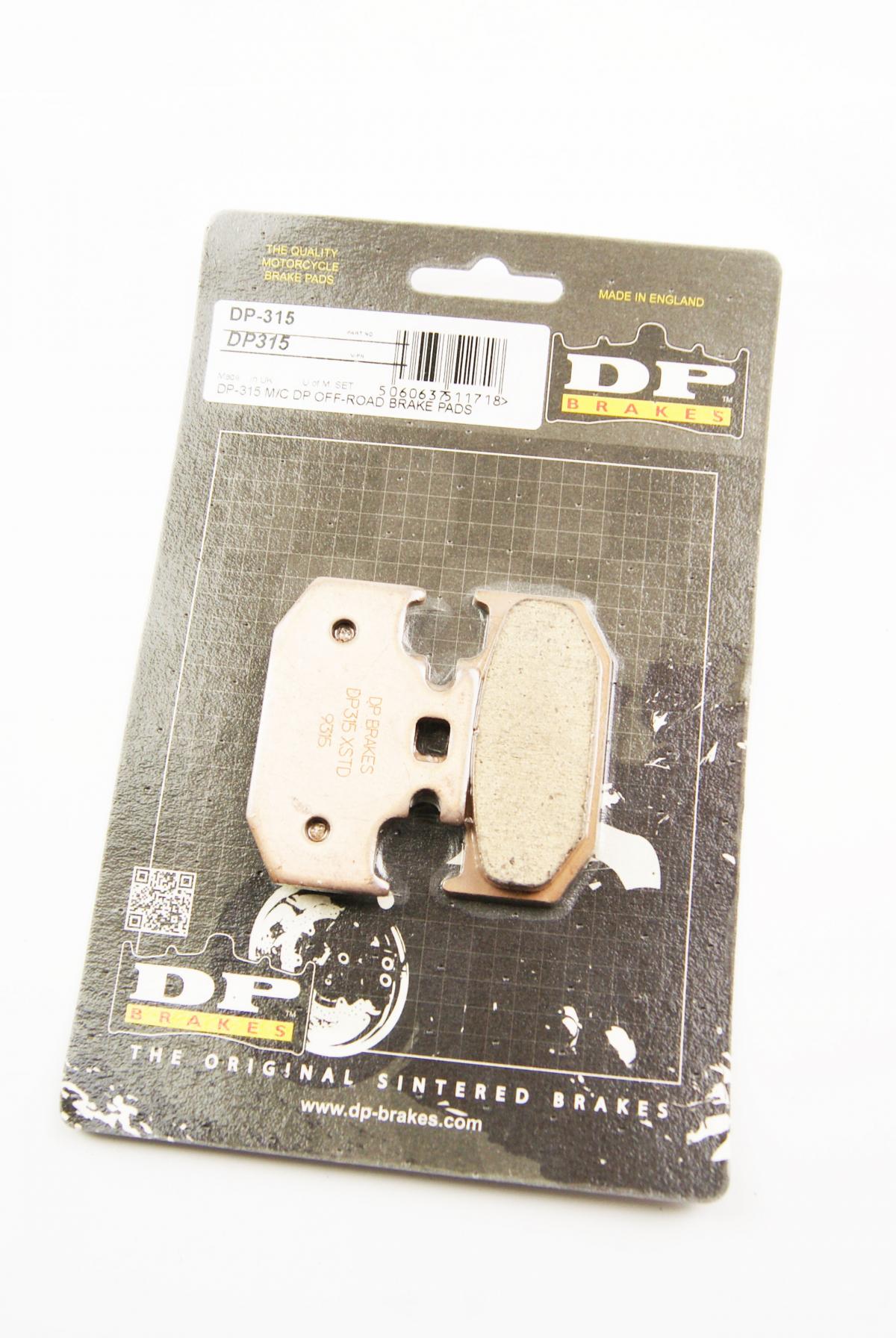 BRAKE PADS SINTERED DP BRAKES, DP315 Premium 41-315.H.DP thumbnail 2