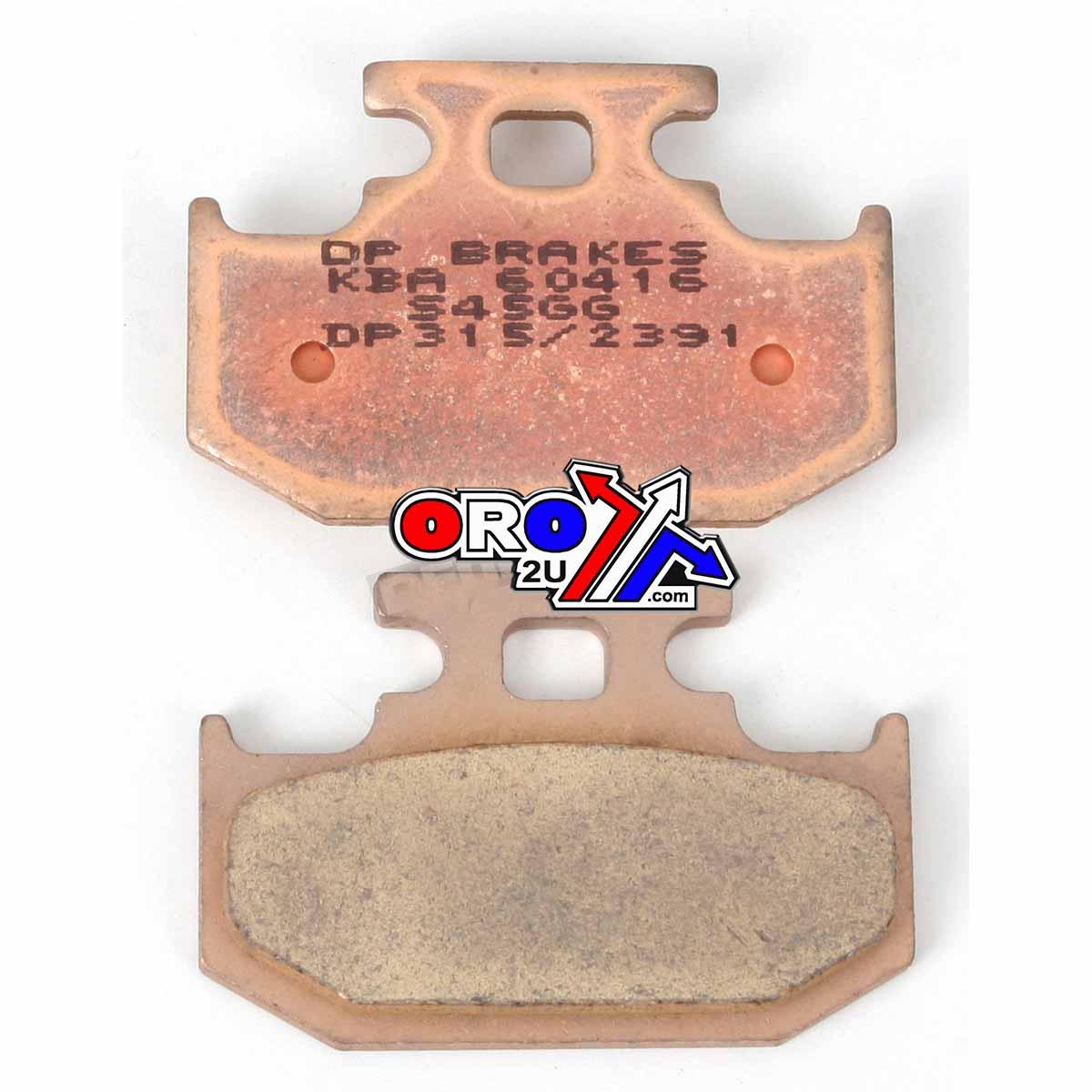 BRAKE PADS SINTERED DP BRAKES, DP315 Premium 41-315.H.DP thumbnail 5