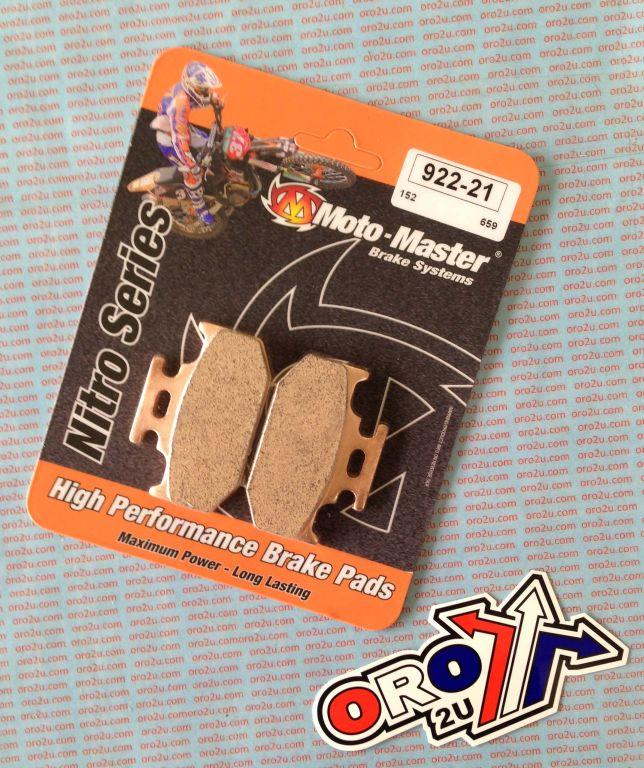 BRAKE PADS SINTERED NITRO, MOTO-MASTER 092221 thumbnail 3