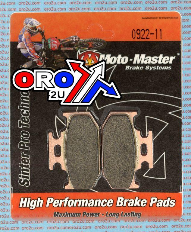 BRAKE PADS STD MOTO-MASTER, SEMI-METALLIC STD 092211 image 1