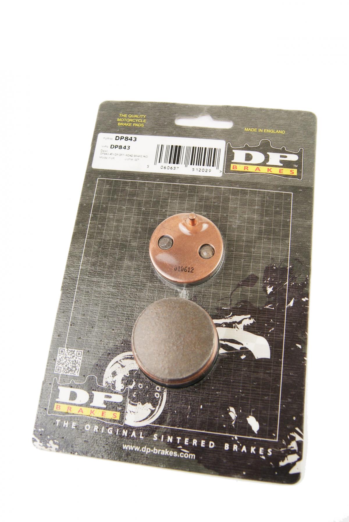 BRAKE PADS DP BRAKES HARD, DP843 Premium Sintered, 39-155 image 1
