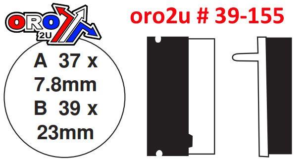 BRAKE PADS Blaster YFS200, MOTO-MASTER 092511 FA155 thumbnail 3