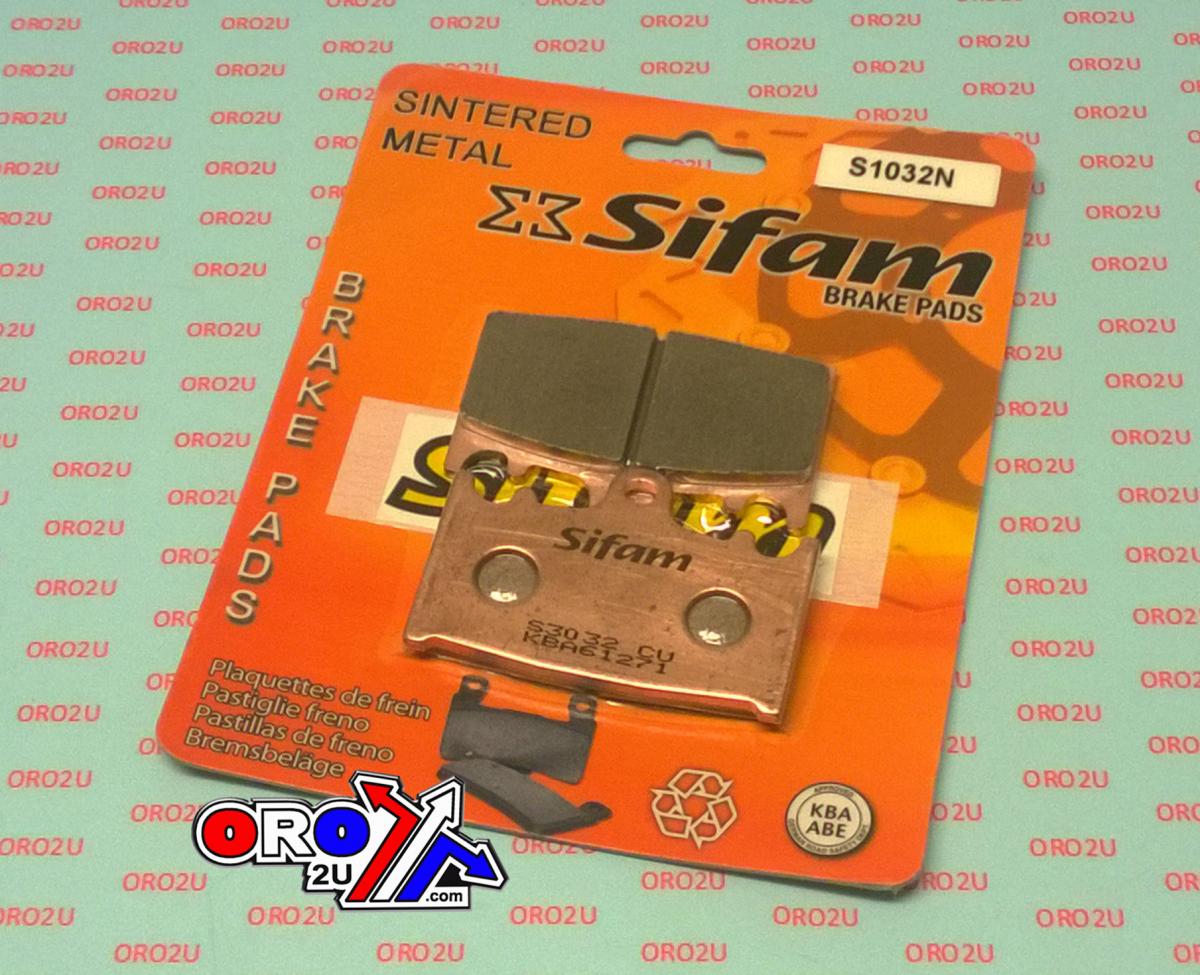 BRAKE PADS SINTERED METAL, SIFAM S1032N image 1