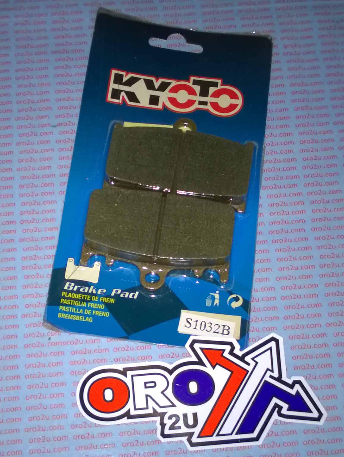 BRAKE PADS SEMI METAL [FA158], KYOTO S1032B thumbnail 2