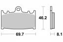 BRAKE PADS SEMI METAL [FA158], KYOTO S1032B thumbnail 3