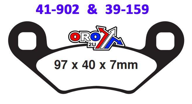 BRAKE PADS SINTERED NITRO, MOTO-MASTER 097021, 39-159, 41-902.H.NITRO thumbnail 3