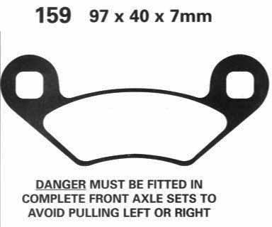 BRAKE PADS SEMI-METALLIC SM DB2460 SEMI thumbnail 2