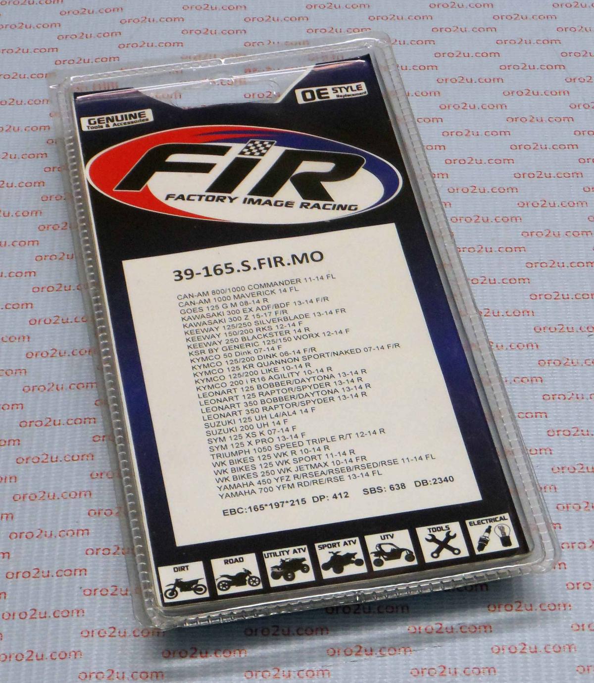 BRAKE PADS MINERAL ORGANIC M DB2340-M thumbnail 4