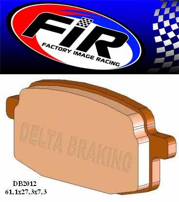 BRAKE PADS SINTERED METAL HS, MX-N HIGH FRICTION, DB2012-N thumbnail 2