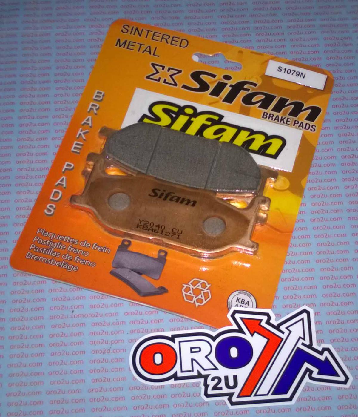 BRAKE PADS DISC SINTERED METAL, SIFAM S1079N (FA179HH) image 1