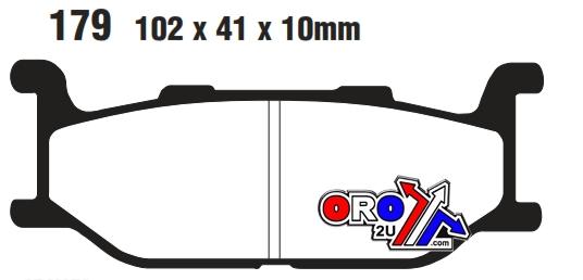 BRAKE PADS DISC SINTERED METAL, SIFAM S1079N (FA179HH) thumbnail 2