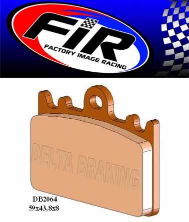 BRAKE PADS SEMI-METALLIC SM DB2064 SM, BP128SM0F VD433 thumbnail 2
