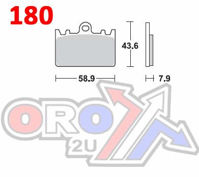 BRAKE PADS SEMI-METALLIC SM DB2064 SM, BP128SM0F VD433 thumbnail 3