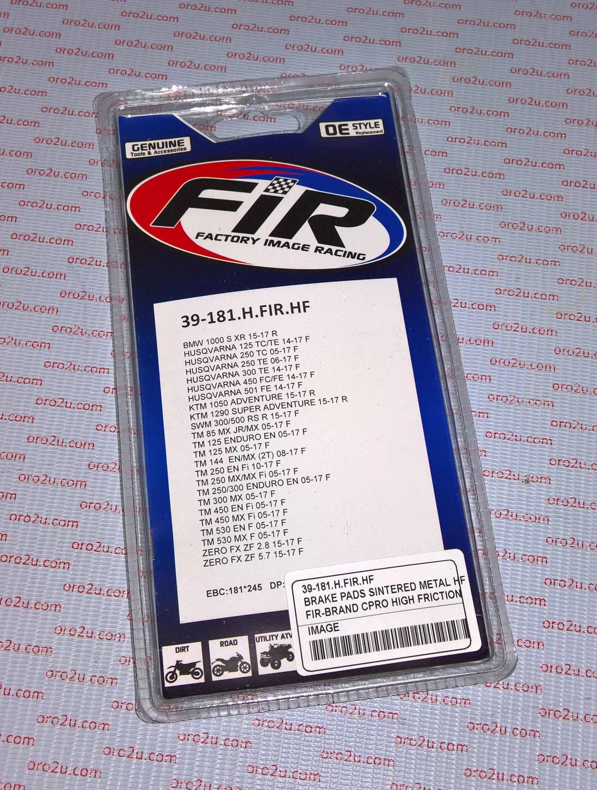 BRAKE PADS SINTERED METAL HF, CPRO HIGH FRICTION, DB2220-CPRO, BP022T10F thumbnail 4