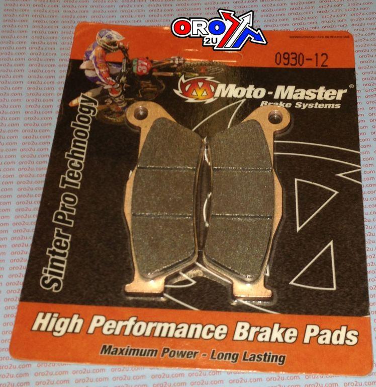 BRAKE PADS SINTERED RACING, MOTO-MASTER 093012, 39-181 thumbnail 2