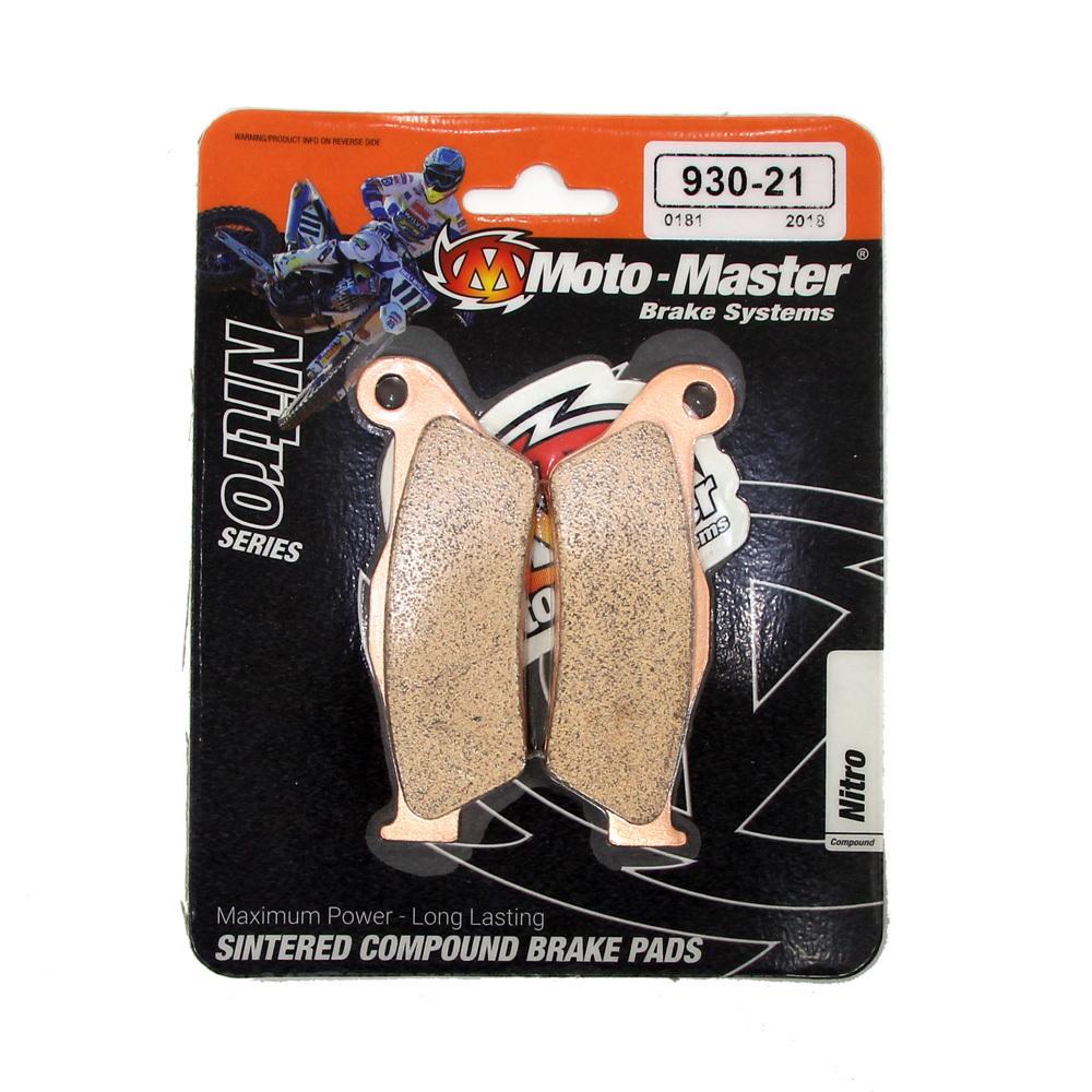 BRAKE PADS SINTERED NITRO, MOTO-MASTER 093021, 39-181 image 1