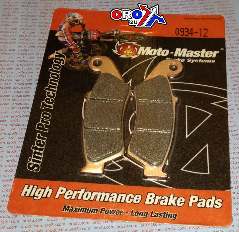 BRAKE PADS SINTERED RACING, MOTO-MASTER 093412, 39-185 thumbnail 2