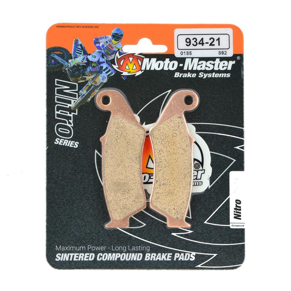 BRAKE PADS SINTERED NITRO, MOTO-MASTER 093421, 39-185, FA185, FA389 image 1