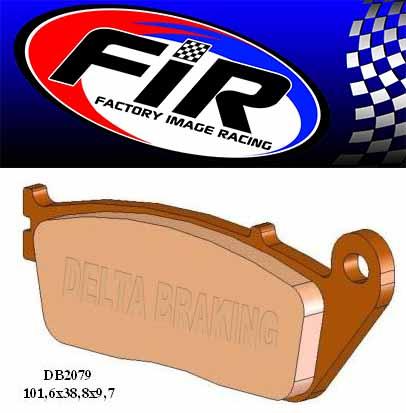 BRAKE PADS SINTERED METAL N4, RD-N4 HIGH FRICTION, DB2079.RD-ER, BP143X00F thumbnail 2